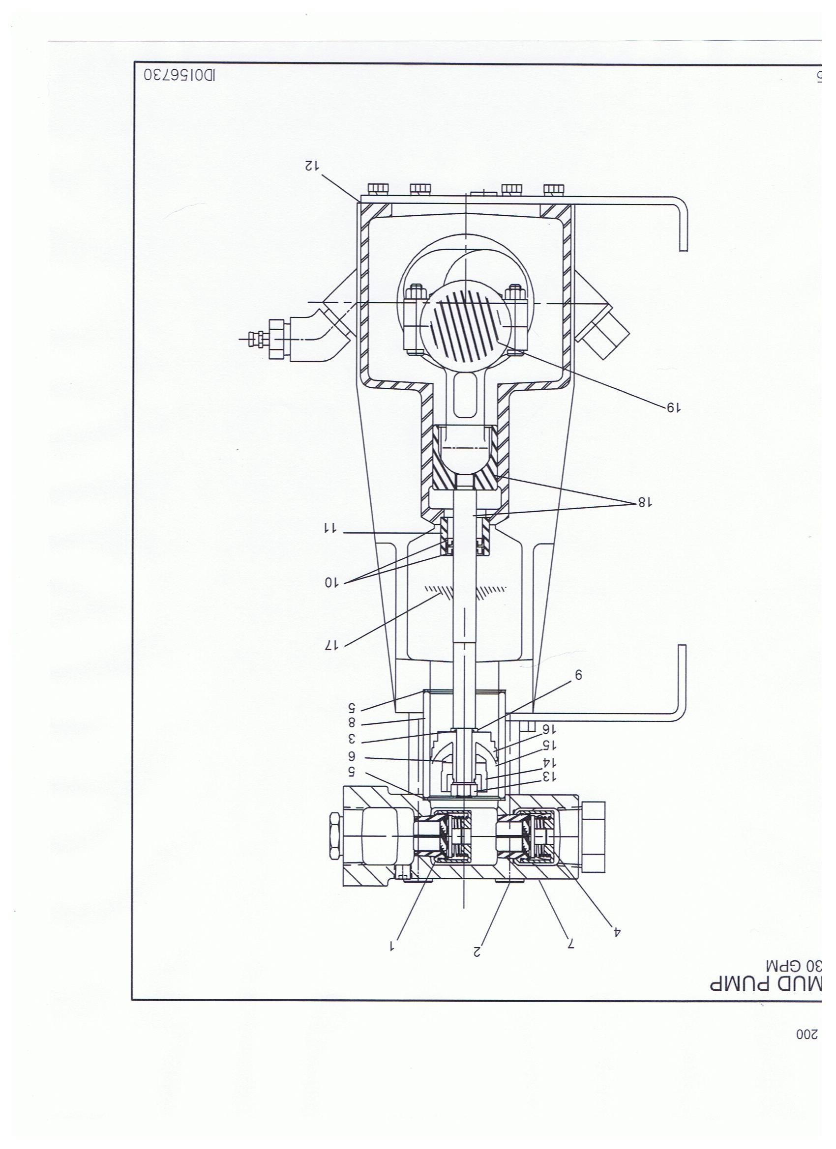 3269142 MUD PUMP 157-277 DITCH WITCH for JT2020  As Seen In...